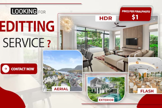 edit real estate photo editing hdr and flash professionally