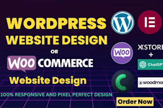 design wordpress website, woocommerce website, theme customize xstore, woodmart