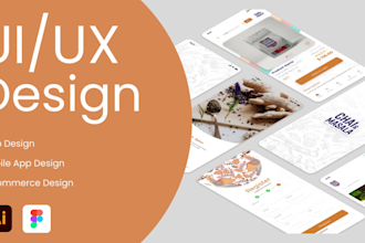 app design, web UI UX, landing page, figma UI, mobile app, shopping ecommerce