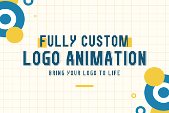 make custom logo animation for your business