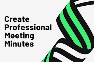 create professional meeting minutes