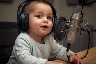 do ai podcast, ai talking avatar, ai baby podcast, baby talking podcast