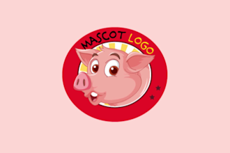 draw a cartoon logo, mascot, character
