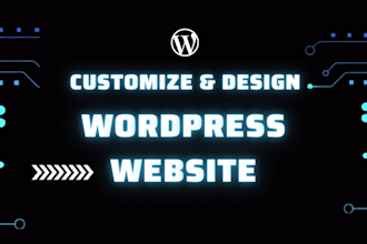 customize, rebuild or revamp your wordpress website