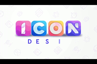 design custom icon set for website,ecommerce store,app