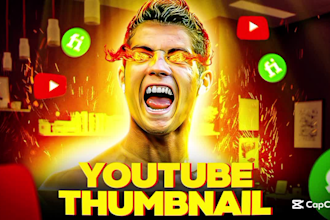 design attractive catchy youtube thumbnail design in 12 hours