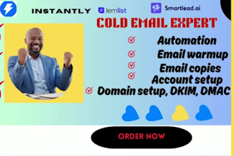 lemlist, setup smartlead email campaign cold emails email outreach marketing