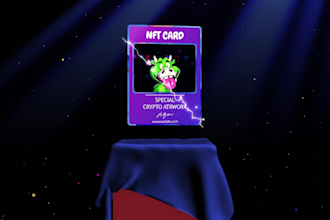 create eye catching nft animation for you