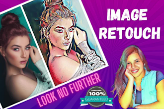 do professional retouching of beautifying your photos