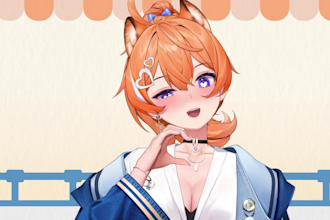 draw female, male live 2d model, 2d vtuber model, live2d rig, vtuber commission
