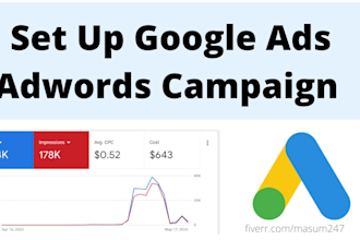 setup and manage google adwords PPC campaign