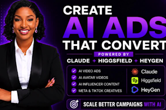 connect claude to higgsfield, claude heygen, claude ai video ads creative, meta