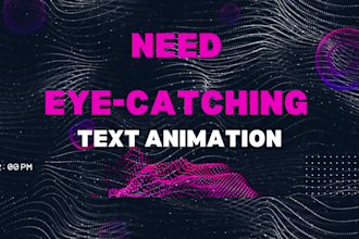 create kinetic typography and text animations in 24 hours
