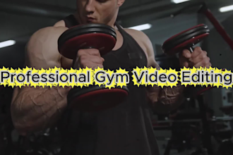 edit gym fitness videos