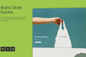 create detailed and professional brand style guide
