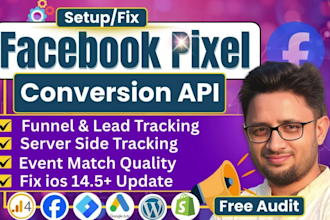 fix or set up meta pixel conversion API, ios 14 update