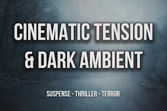 create cinematic tension and dark atmospheric music