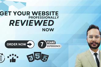 review your website and suggest improvements