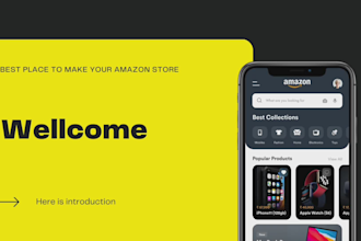 create amazon brand store and storefront design