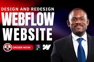 design, redesign, update or fix webflow website, convert figma to webflow edit