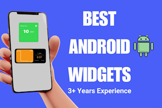 create widgets for android apps