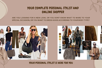 be your personal stylist and online personal shopper