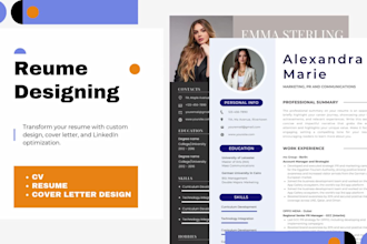 design, rewrite, and optimize your executive CV or resume