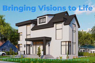 do 3d exterior design interior design 3d modelling architecture 3d rendering
