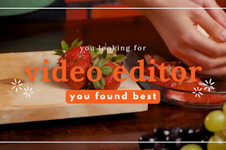 edit your food cooking and recipe videos professionally