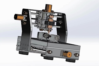 create industrial machine designs in 3d using solidworks