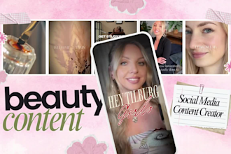 edit reels and social media beauty content
