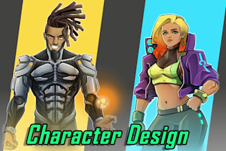 draw and design an original character for you