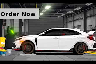 draw your car and animate it