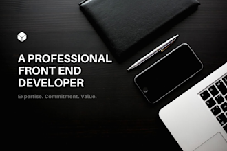 be your front end web developer using html5 css3 bootstrap