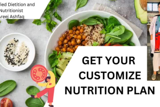 be your nutritionist creating healthy diet plans