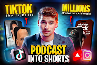 edit podcast into engaging short form video clips