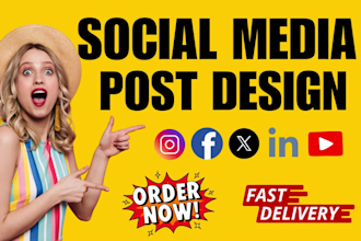 design scroll stopping canva posts, ads, flyers and templates for social media