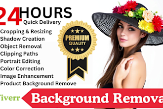 do photo background removal, clipping path, hair masking, photo editing service