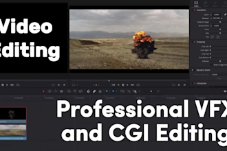 do professional vfx and video editing