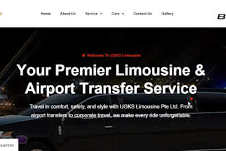 do a converting limousine website and car booking website for chauffeurs