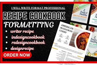 write, design, cookbook kdp cookbook formatting recipe book cookbook recipes