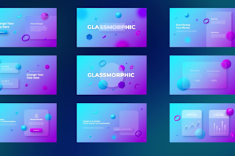 design an animated powerpoint presentation pitch deck