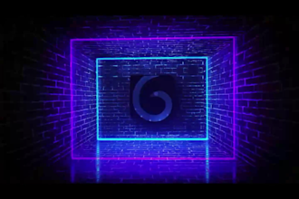 make 4k animated  youtube gaming logo intro