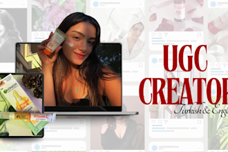 create turkish ugc videos  for your tiktok and instagram