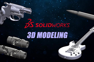 design custom 3d models for 3d printing using solidworks