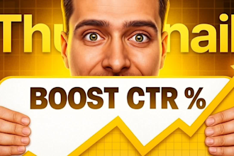 design a catchy youtube thumbnail