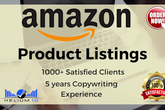 amazon listing copywriting, SEO titles, bullets, a plus content