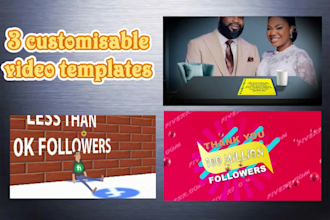 thank you video for birthday, wedding, milestone and customers