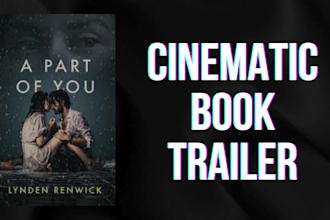 create cinematic book trailer, book teaser, book trailer, cinematic book video