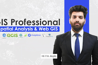 perform gis geospatial analysis using esri arcgis qgis